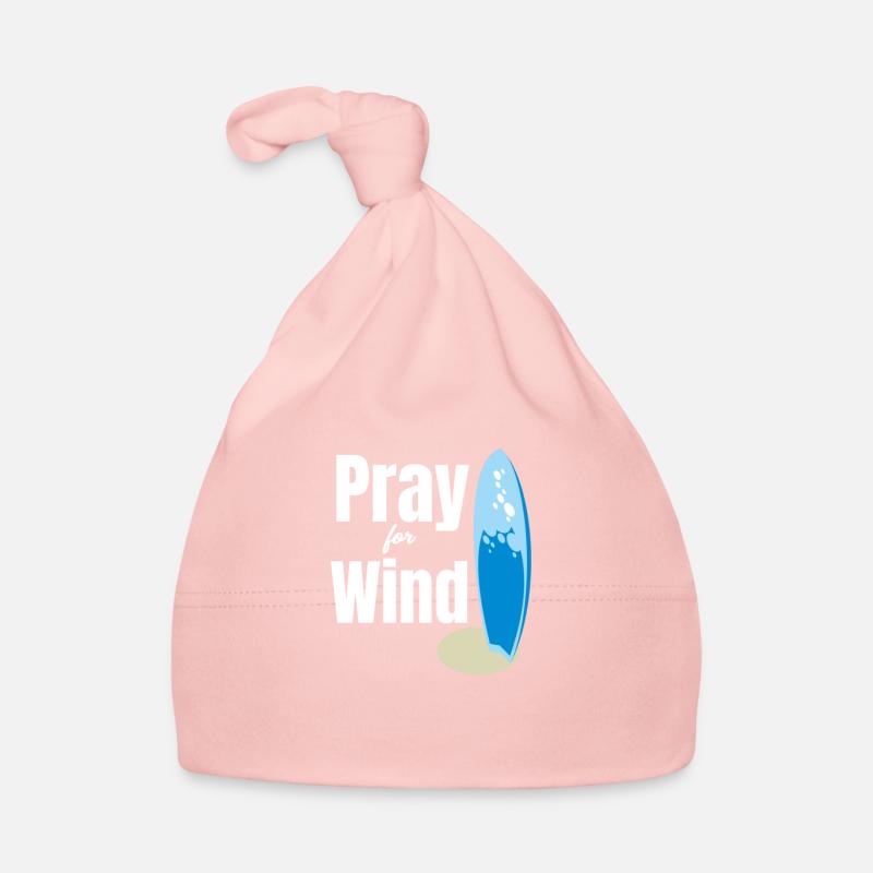 Pray for the Wind Fun Kitesurfing Organic Baby Cap