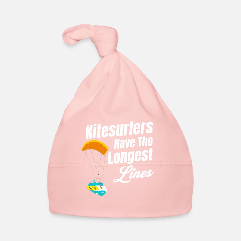 Les kitesurfeurs ont la plus longue planche à voile venteuse Bonnet bio Bébé