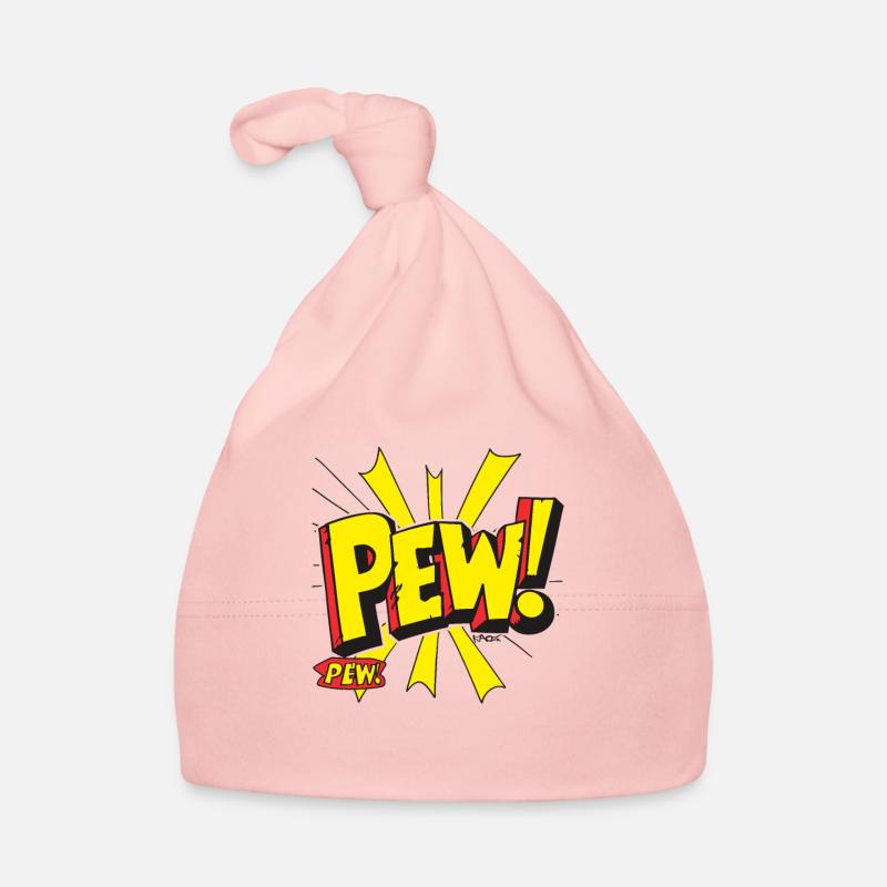 Cartoon Comic: Pew Pew Baby Bio-Mütze
