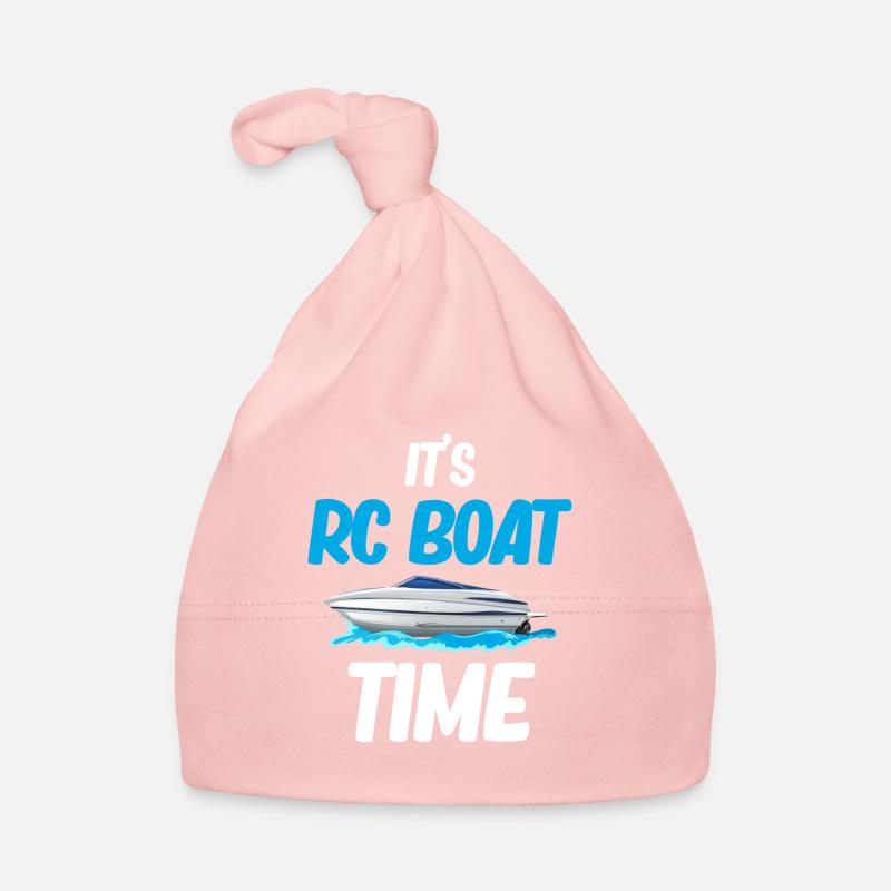 It's Rc Boat Time Captain Airboat Lover Organic Baby Cap