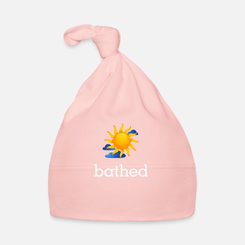 Bathed sunbathing lover summertime Organic Baby Cap