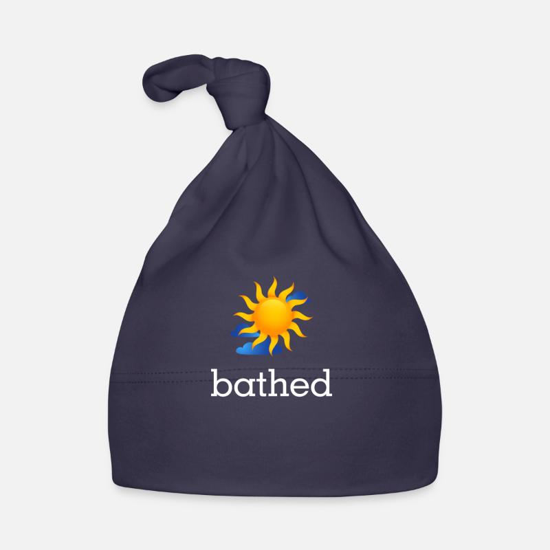 Bathed sunbathing lover summertime Organic Baby Cap