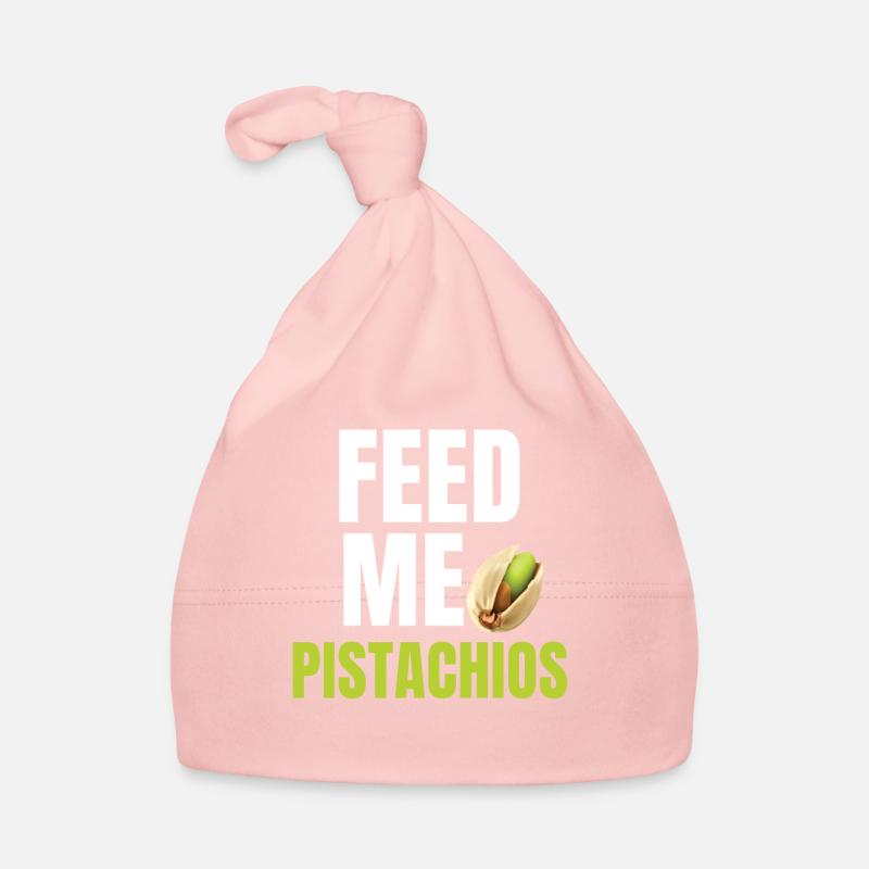 Feed me pistachio ice cream lover with Organic Baby Cap
