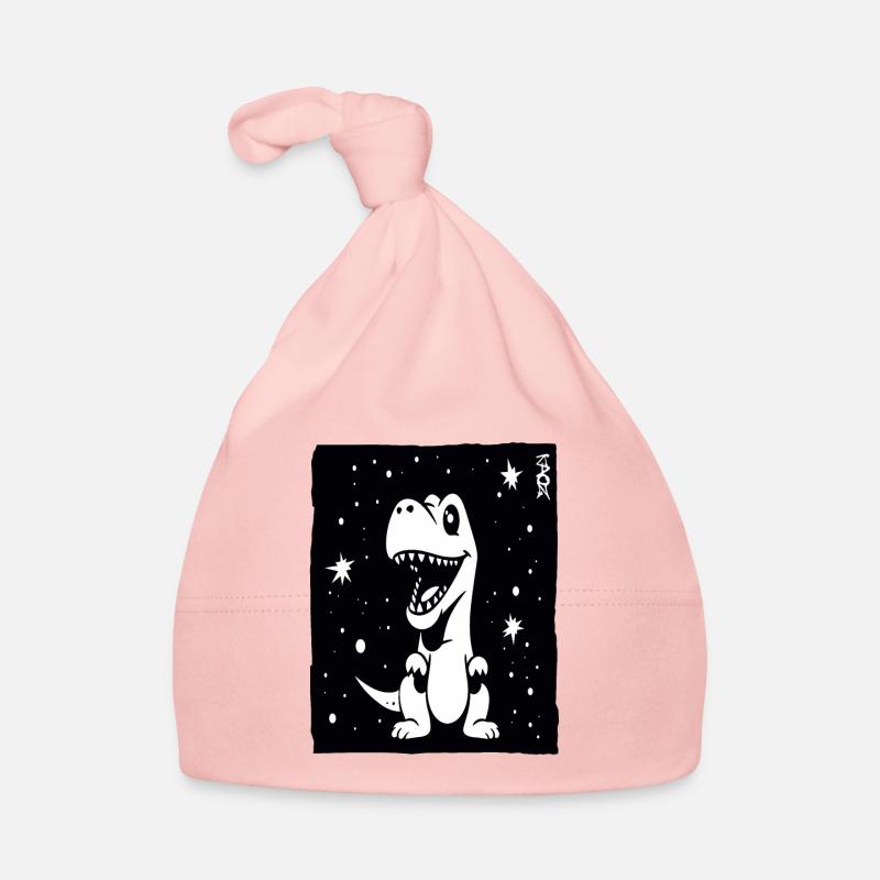 Des étoiles et un dinosaure mignon Bonnet bio Bébé