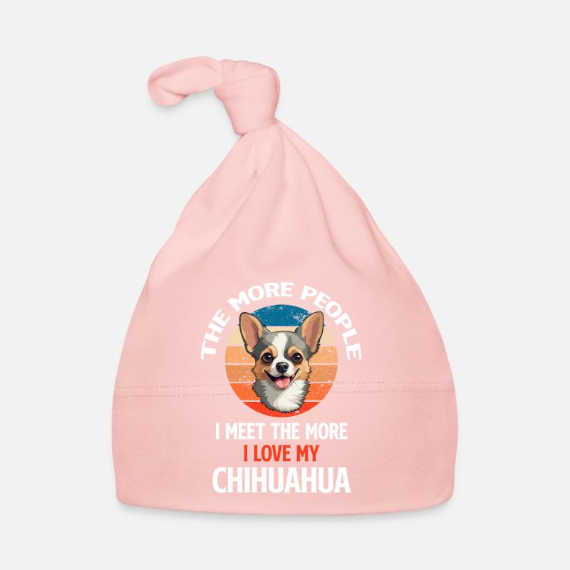 Plus je rencontre de gens, plus j’aime Bonnet bio Bébé
