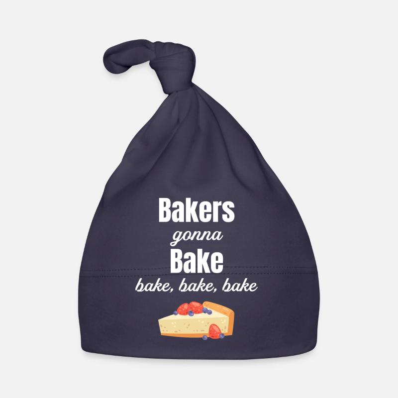 Bakers who bake, bake, bake, bake, Organic Baby Cap