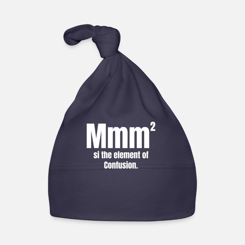 mmm est l’élément de confusion, drôle de chimie Bonnet bio Bébé