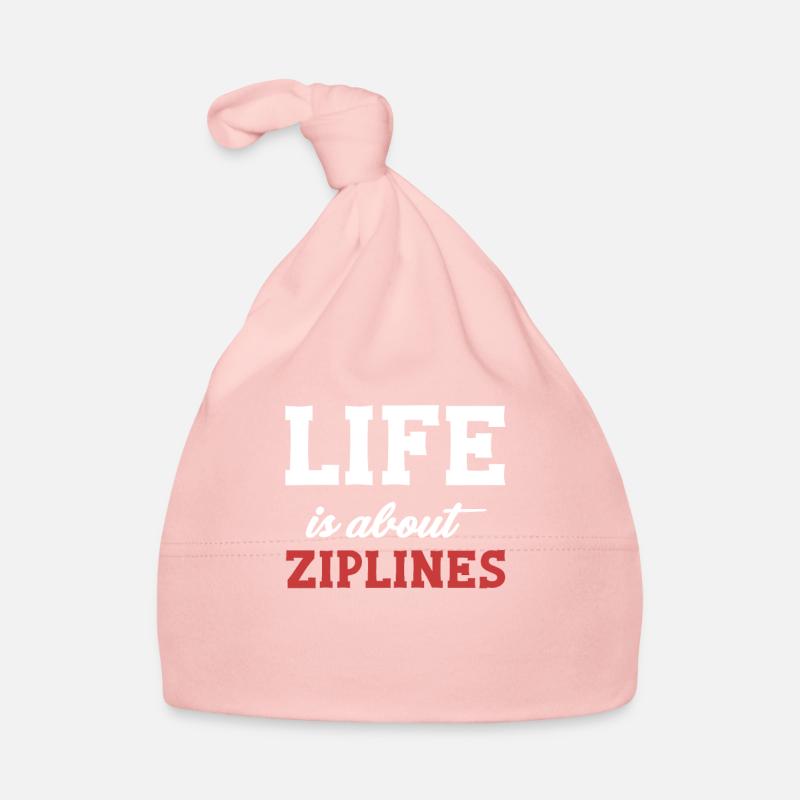 La vie est faite de tyroliennes, de parapentes, Bonnet bio Bébé