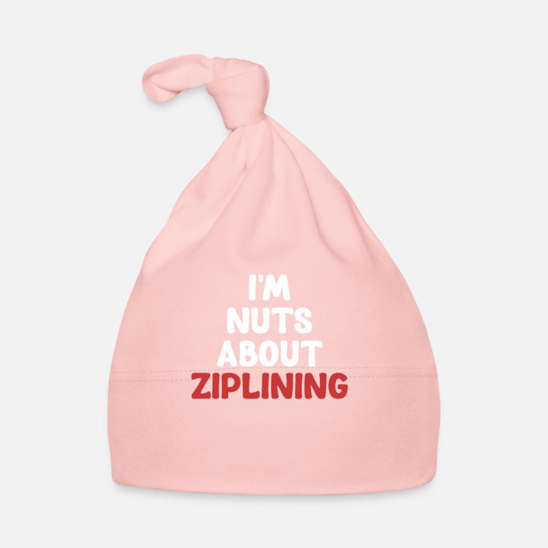 I'm crazy about ziplining, Organic Baby Cap