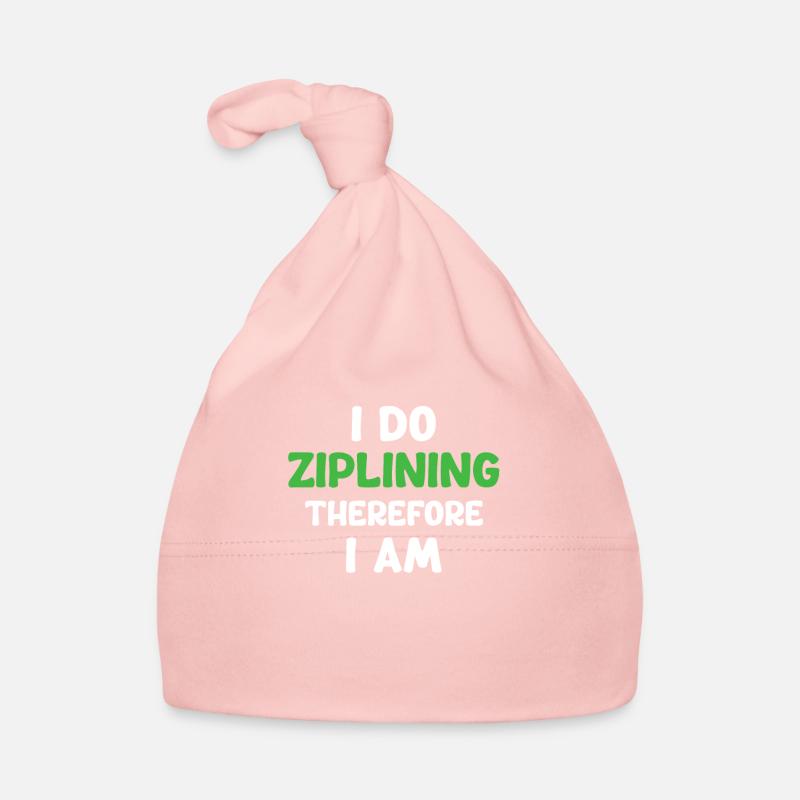 Je fais de la tyrolienne, c’est pourquoi je le fais. Bonnet bio Bébé