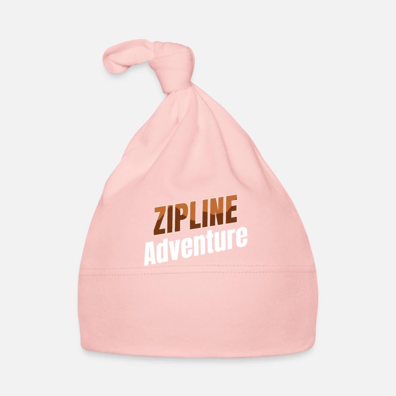 Zipline Adventure Ziplining Paraglider Zipliner Organic Baby Cap