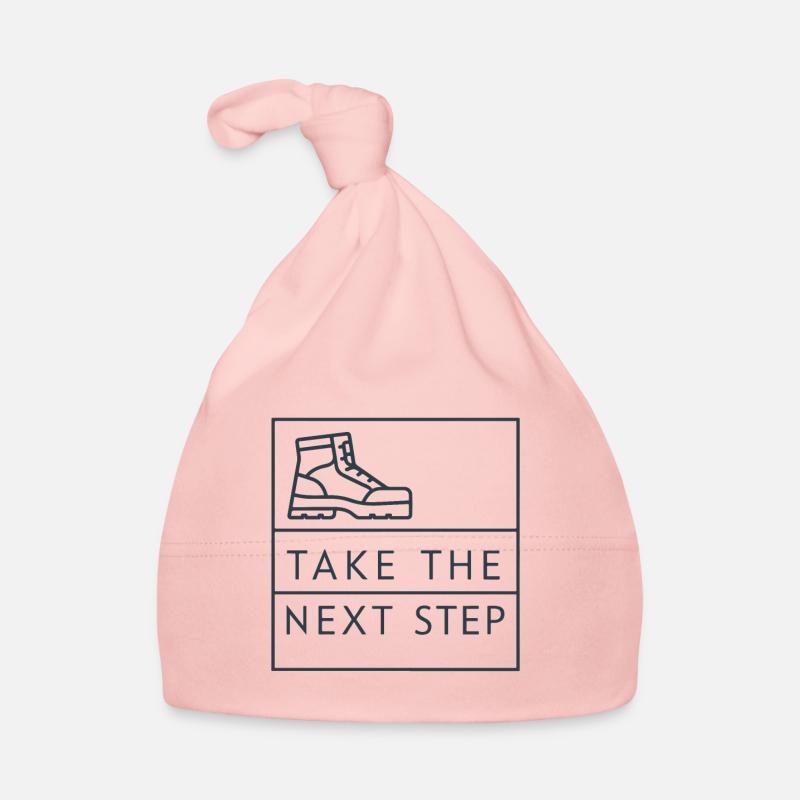 BOOT. HIKE. HIKING. TAKE THE NEXT STEP Organic Baby Cap