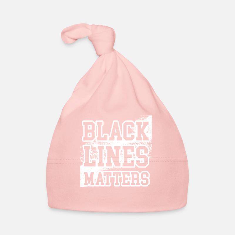 Les lignes noires sont importantes, plus drôles Bonnet bio Bébé