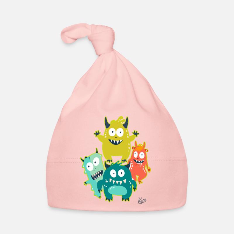 petits amis monstres drôles Bonnet bio Bébé