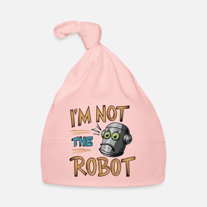 ICH BIN NICHT DER ROBOTER Baby Bio-Mütze