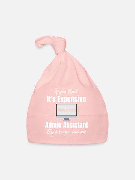 Wenn Sie Denken, Dass Es Teuer Ist, Einen Guten - Baby Bio-Mütze - Rosa - Vorne