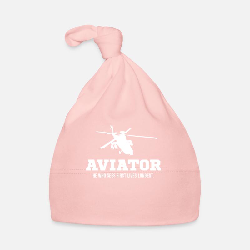 Flieger Wer Zuerst Sieht, Lebt Am Längsten. Baby Bio-Mütze