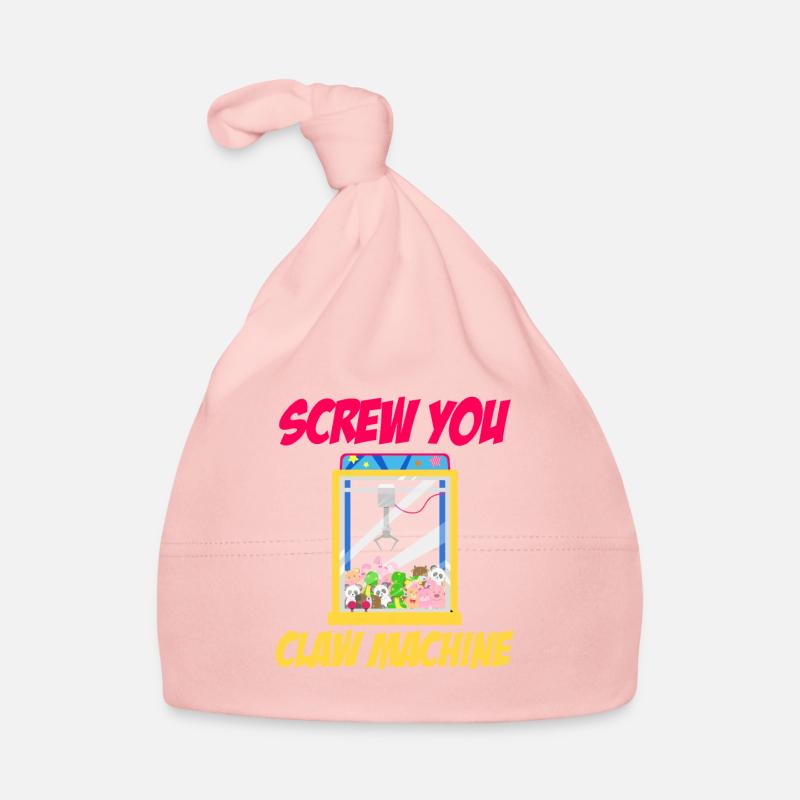 Screw You Claw Machine Lover Vending Amusement Organic Baby Cap
