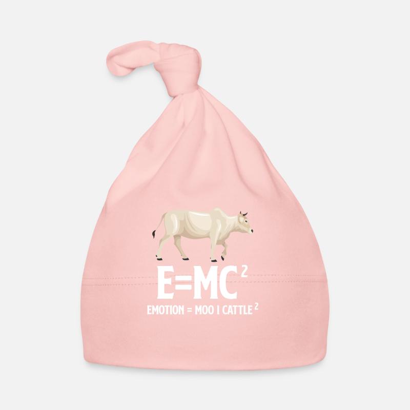 E=mc Emotion = Moo X Éleveur de bovins Ranchero Bonnet bio Bébé