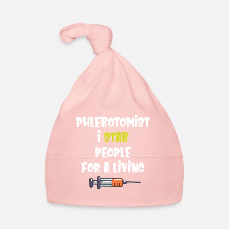 Phlebotomist Ich Steche Menschen Für Ein Lebendes Baby Bio-Mütze