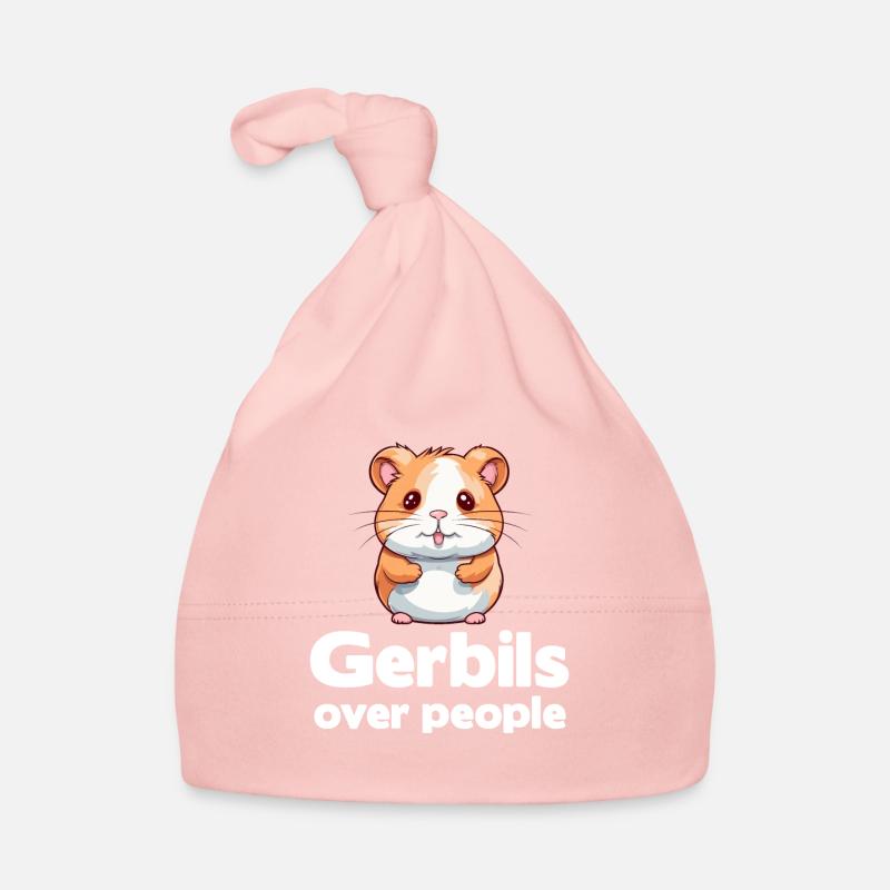 Les gerbilles au lieu d’aimer les gens Bonnet bio Bébé