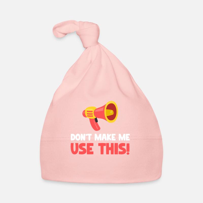 Ne me laissez pas utiliser ça ! Sauveteurs drôles Bonnet bio Bébé