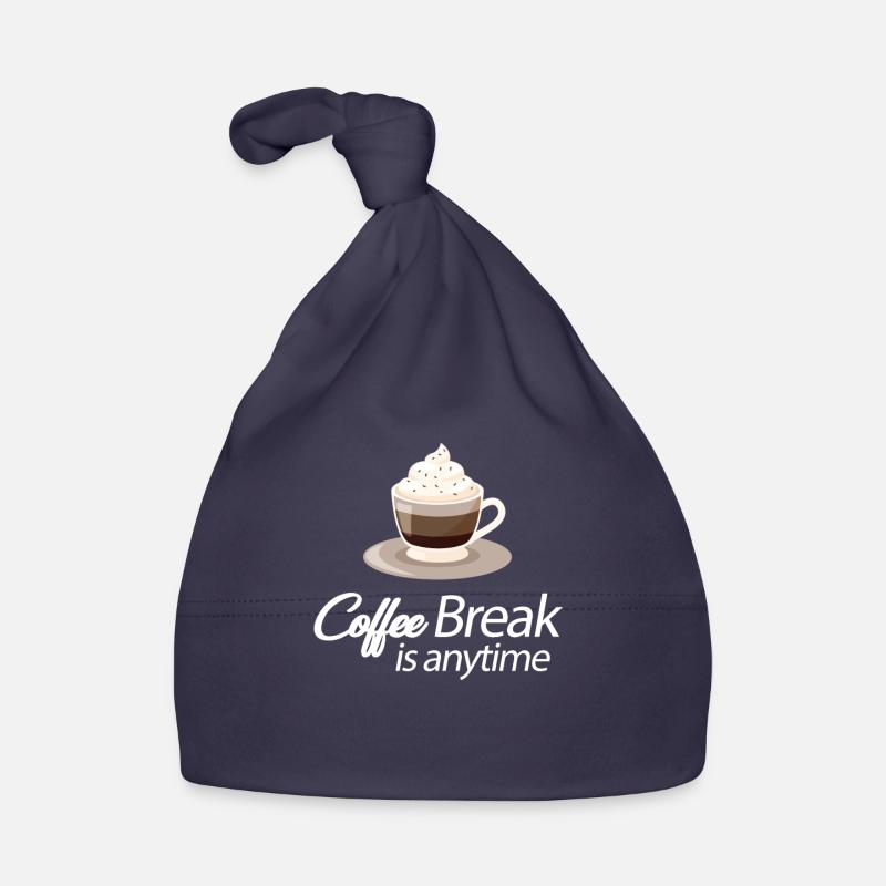 Coffee break is anytime Cafecito Espresso Organic Baby Cap