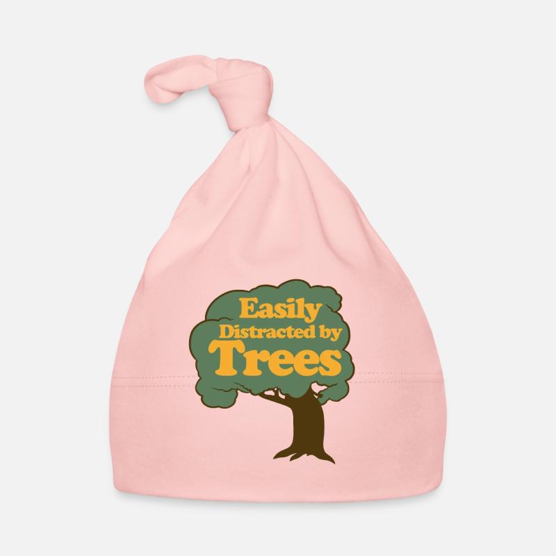 Easily Distracted by Trees Organic Baby Cap