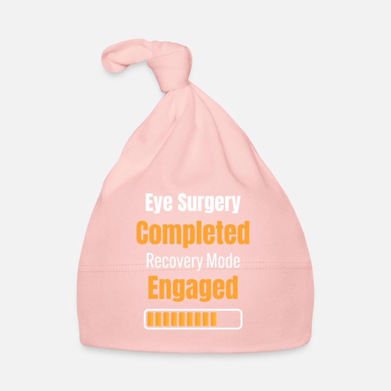 Eye surgery completed, Organic Baby Cap