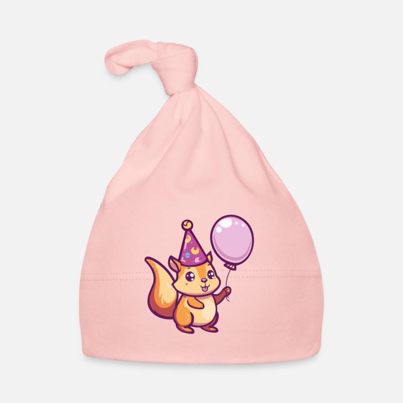 Écureuil Anniversaire Bébé Bonnet bio Bébé