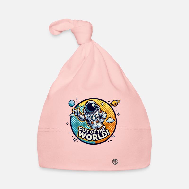 Regard d’astronaute extraterrestre, pouce en l’air ! Bonnet bio Bébé