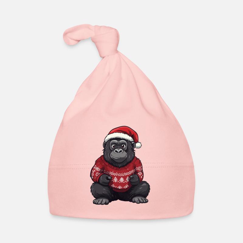 Bande dessinée de Noël Gorille Bonnet bio Bébé