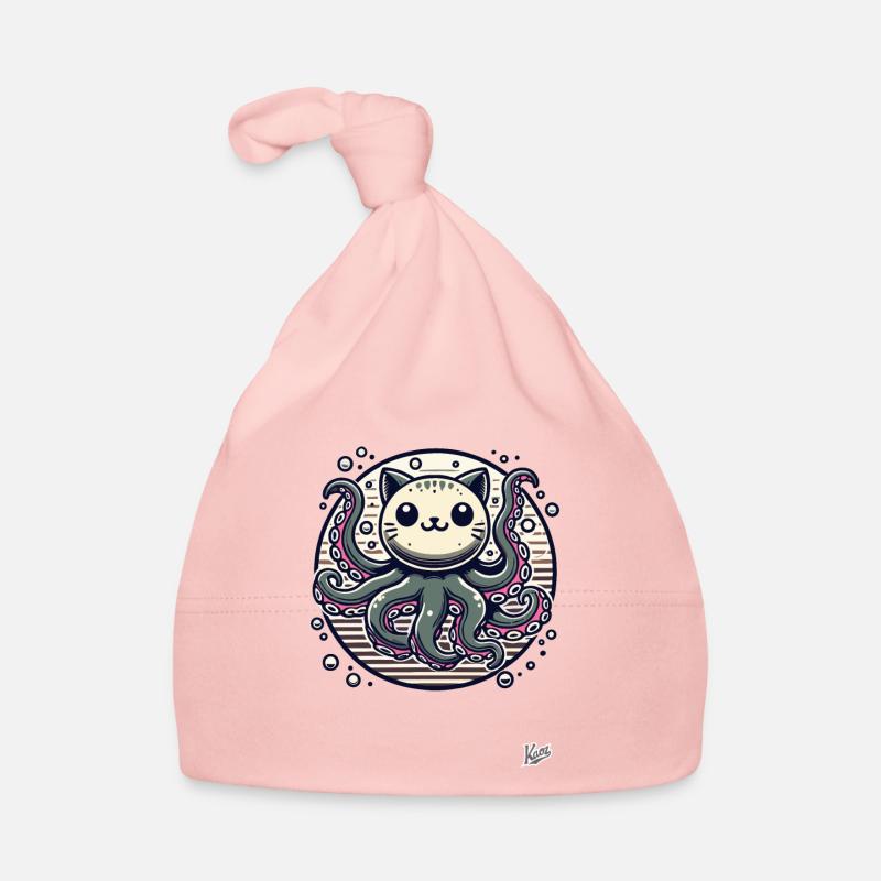 Pieuvre Chat pieuvre Bonnet bio Bébé