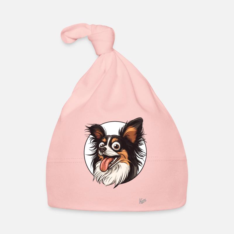 Süßer und Lustiger Kleiner Papillon Baby Bio-Mütze