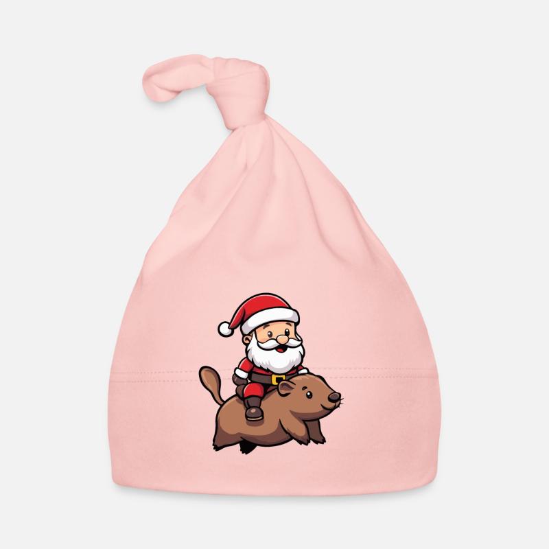 Castor Père Noël Bonnet bio Bébé