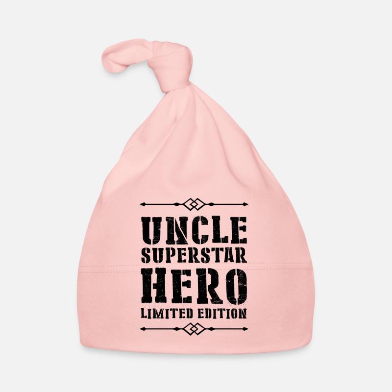 Bester Onkel Held Spruch Baby Bio-Mütze