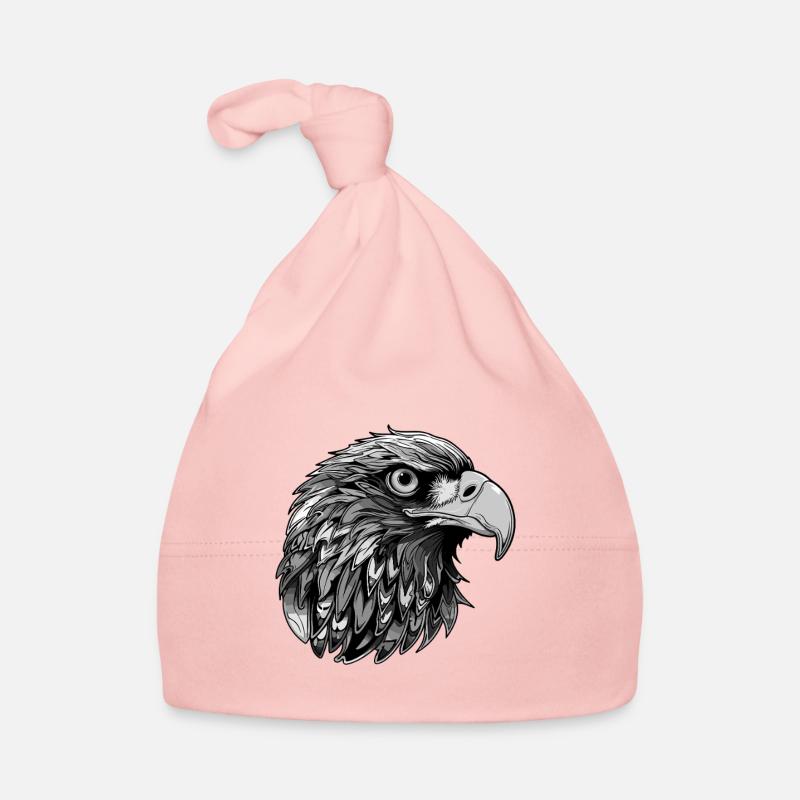 Eagle Head Organic Baby Cap