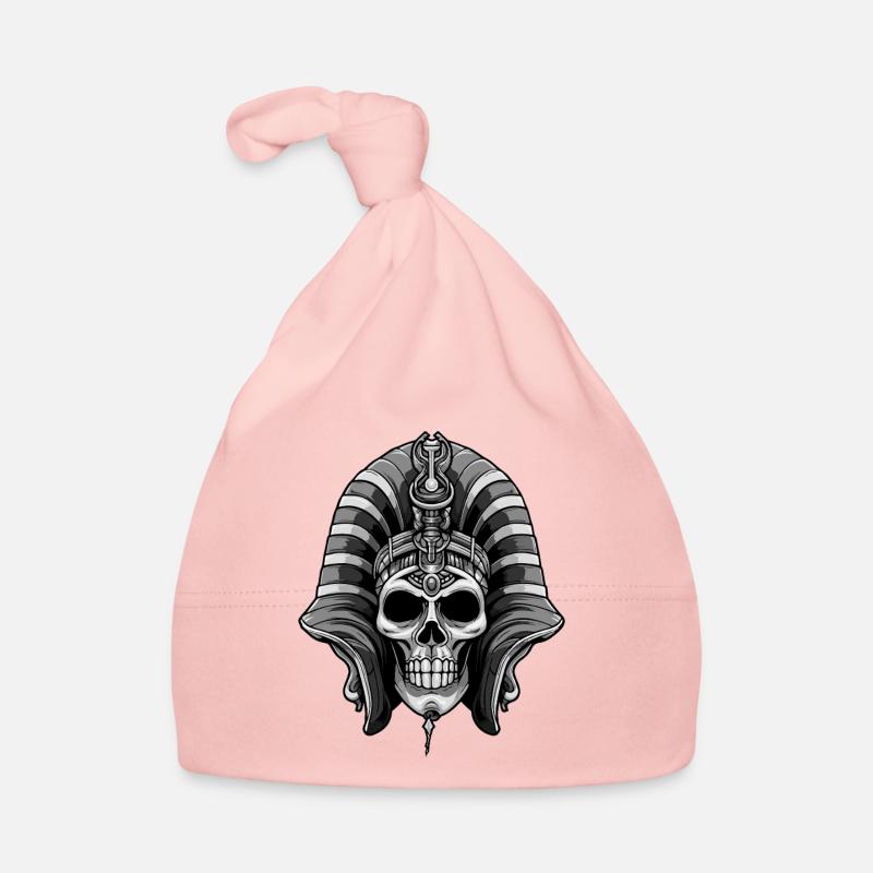 Pharaoh Skull Organic Baby Cap