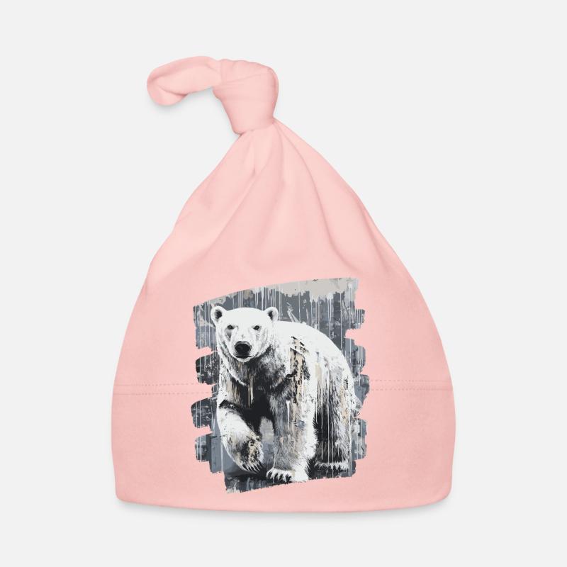 Pulvérisateur Polar Bear Graffiti Bonnet bio Bébé