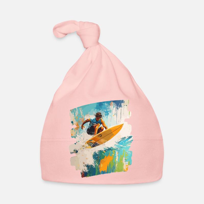 Surfeur Surf Planche de surf Surf Bonnet bio Bébé