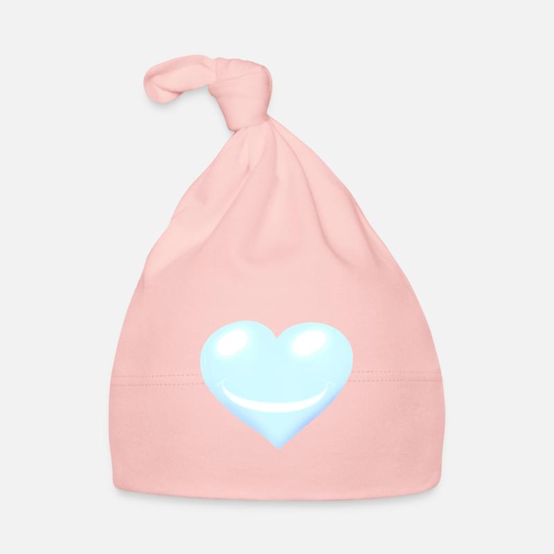 Coeur Coeurs Emotion Visage Bonnet bio Bébé
