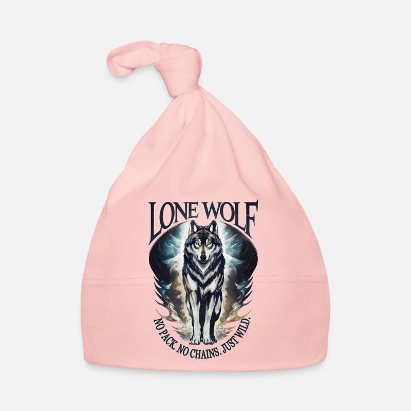 Lone Wolf - No Pack, No Chains, Just Wild Organic Baby Cap