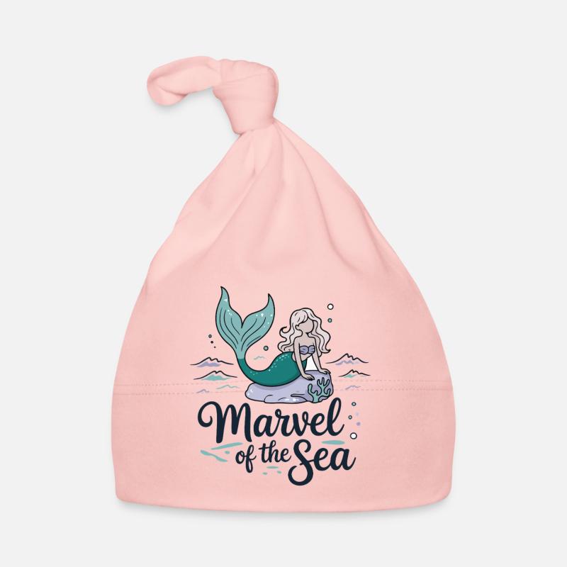 SIRÈNES, DE LA MER Bonnet bio Bébé