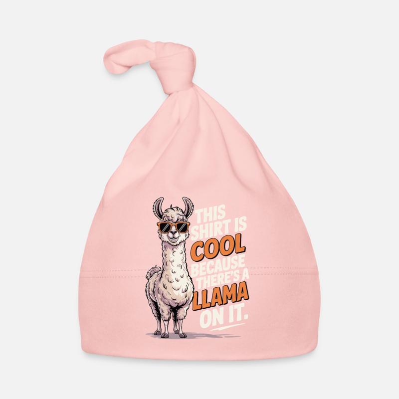 This Is a Cool Llama shirt Baby Bio-Mütze