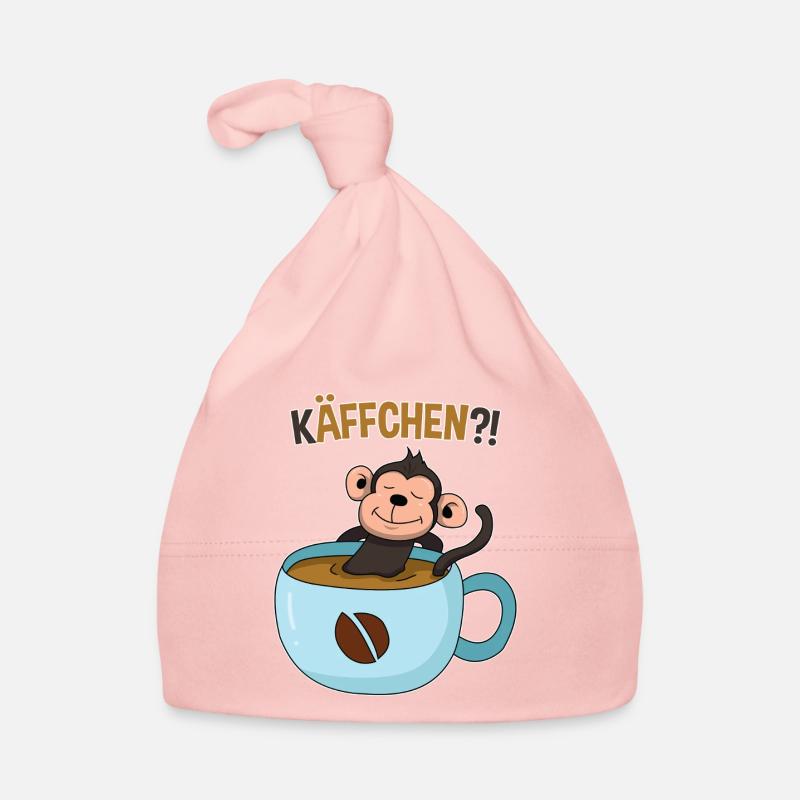 Pause-café avec le singe Bonnet bio Bébé
