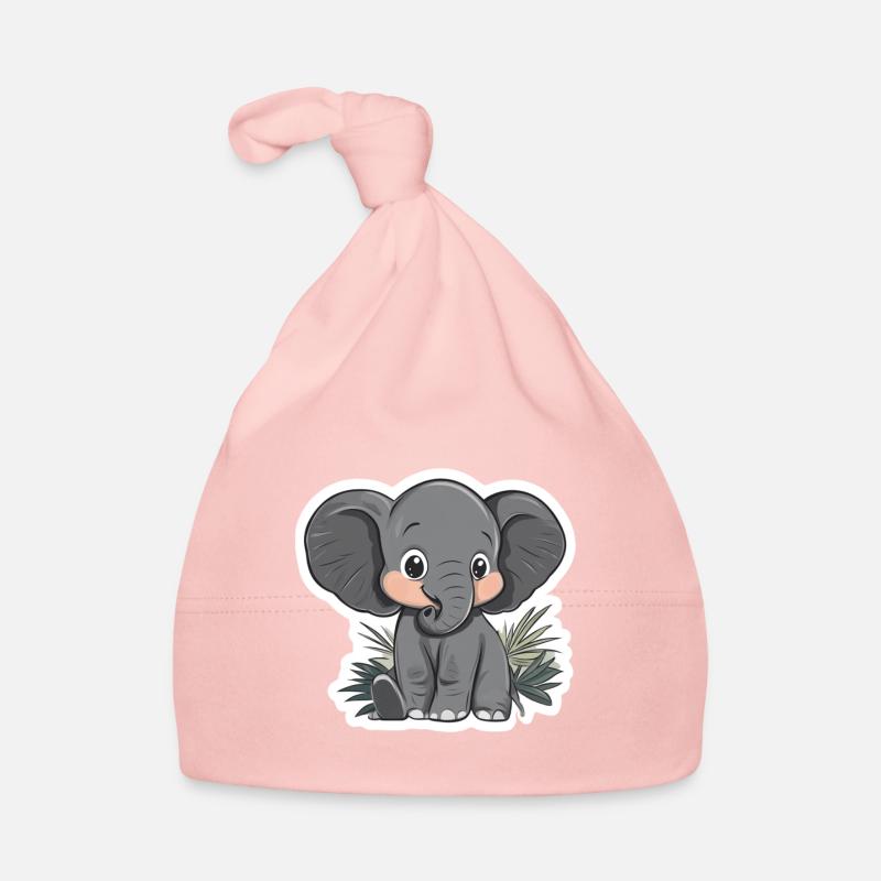 Éléphant Bonnet bio Bébé