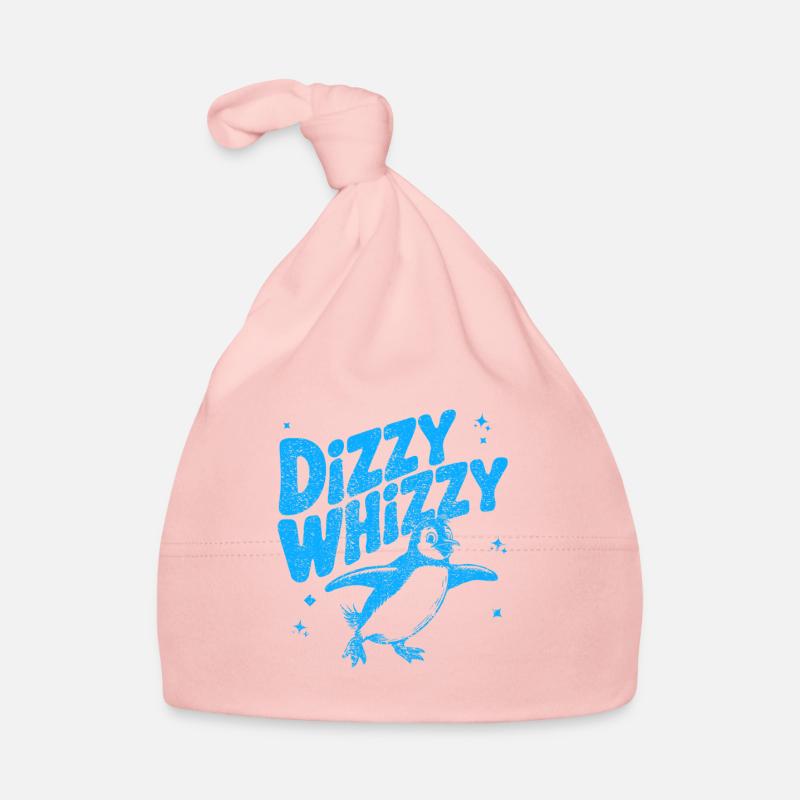 Dizzy Whizzy pingouin Illustration Bonnet bio Bébé