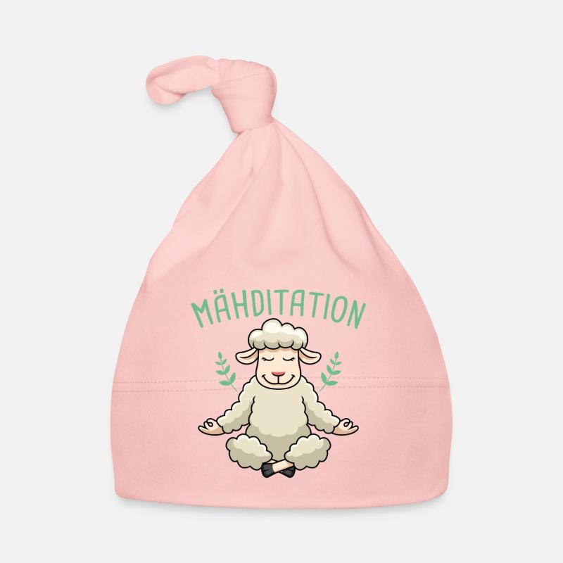 Sheep Meditation Sheep Wool Sheep Mowditation Organic Baby Cap