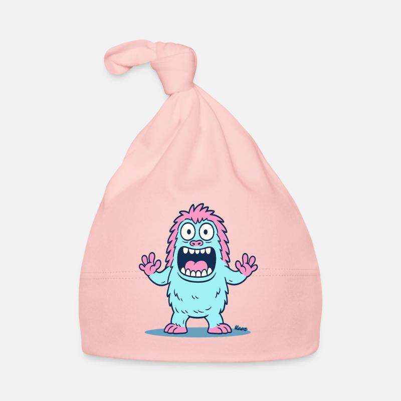 Verspieltes Monster-Herz Design Baby Bio-Mütze