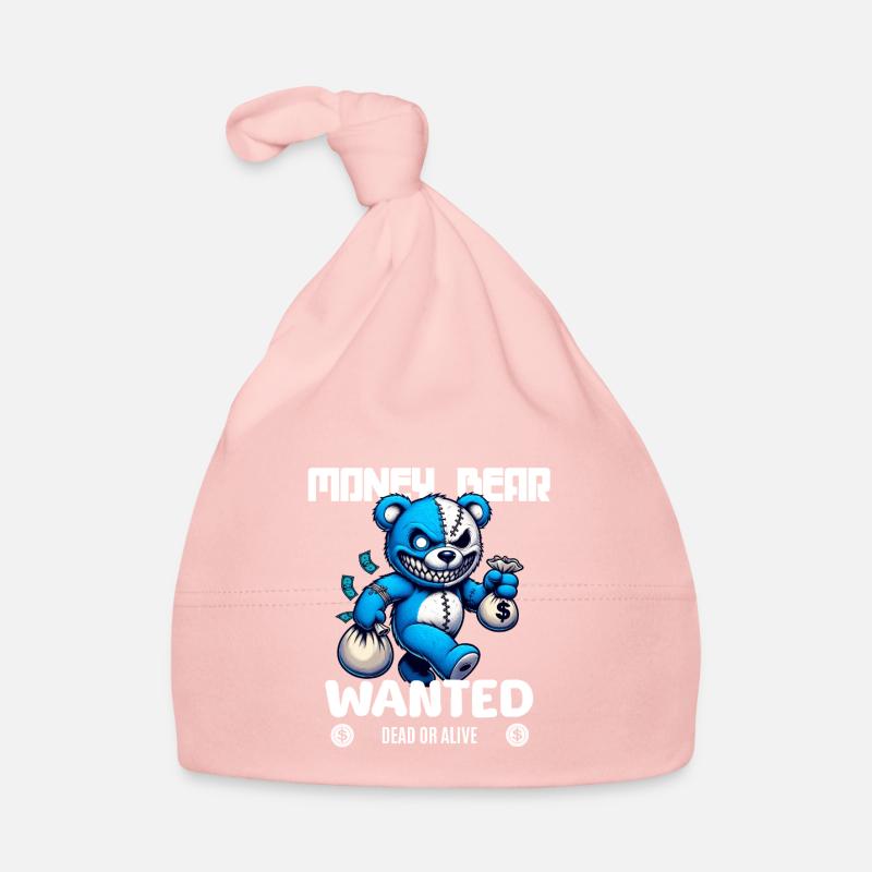 Gesucht wird böser Bär tot oder lebendig - Organic Baby Cap - pink